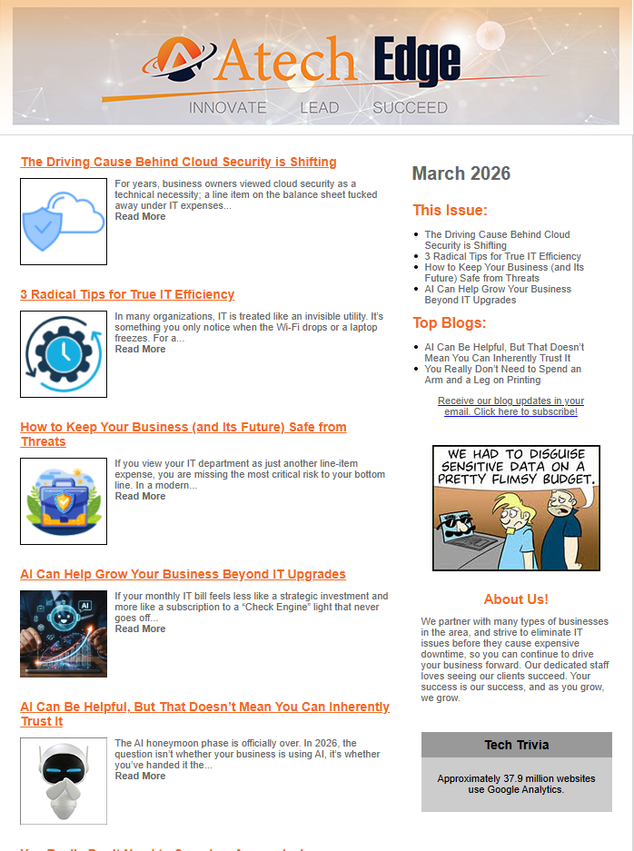 March 2026 Newsletter